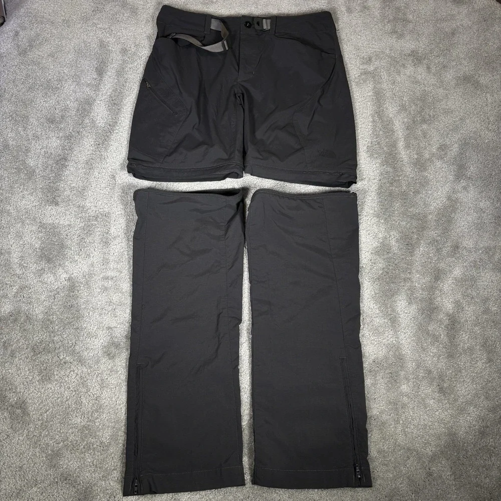 The North Face Paramount 3.0 Pants Mens 33 Convertible Gray Nylon Performance
